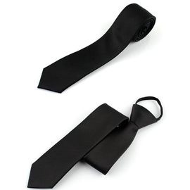 MAESIO GNA4053 (5.5/7/8.5cm) Black Standard Automatic Slim Semi-Classic Necktie MAESIO GNA4053 (5.5/7/8.5cm) Black Standard Automatic Slim Semi-Classic Necktie